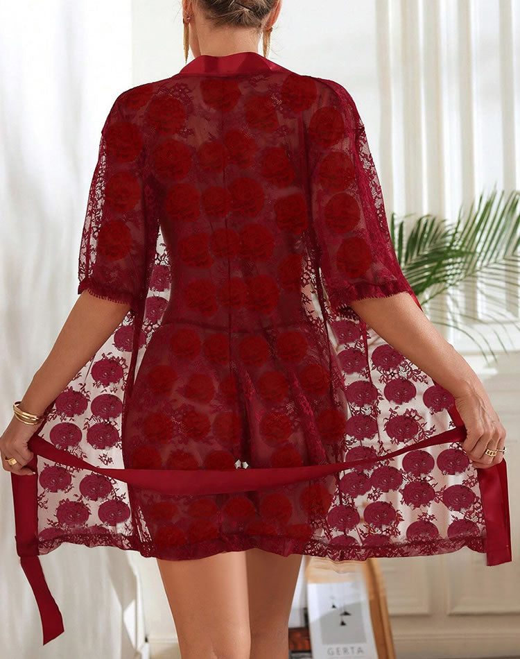 Pure Romance Lace Robe