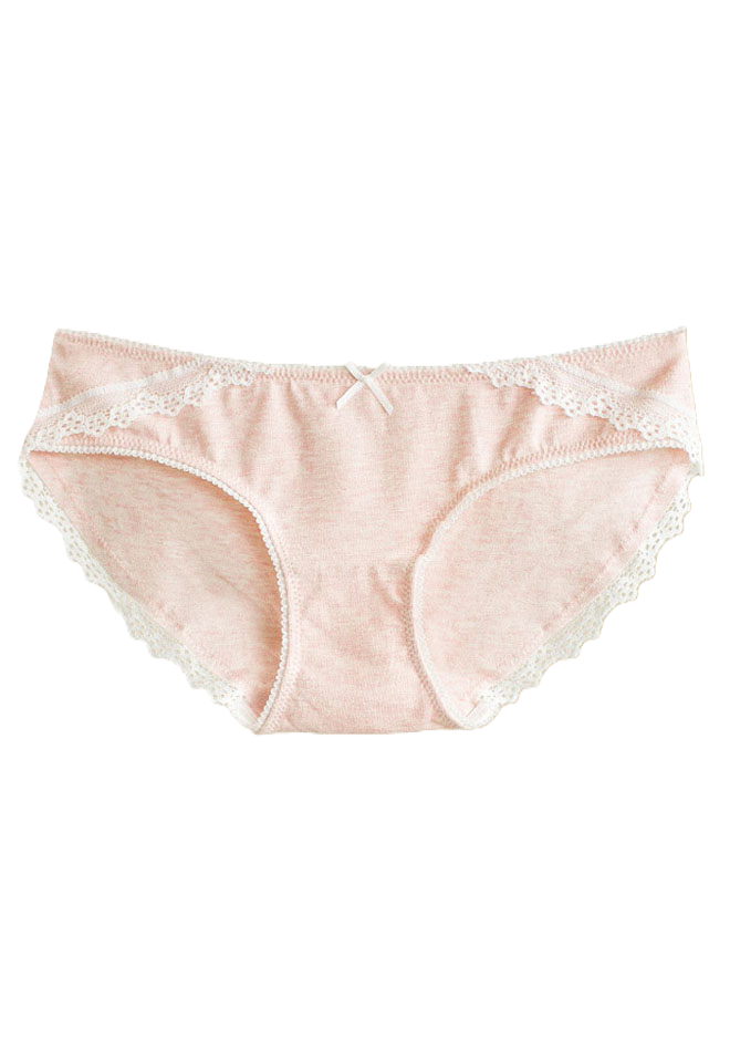 Cute Style Lace Trim Panty