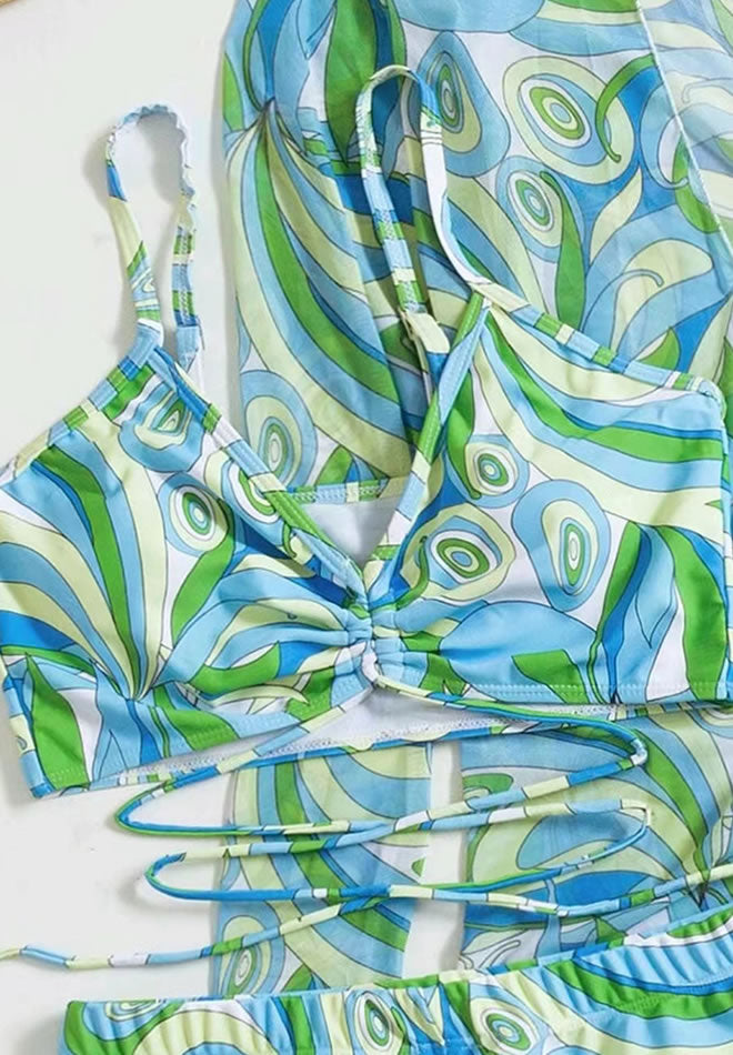 Lavish Bikini & Koverup Trio