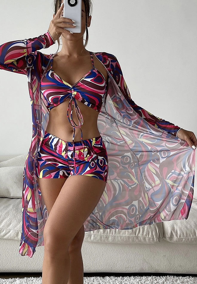 Lavish Bikini & Koverup Trio