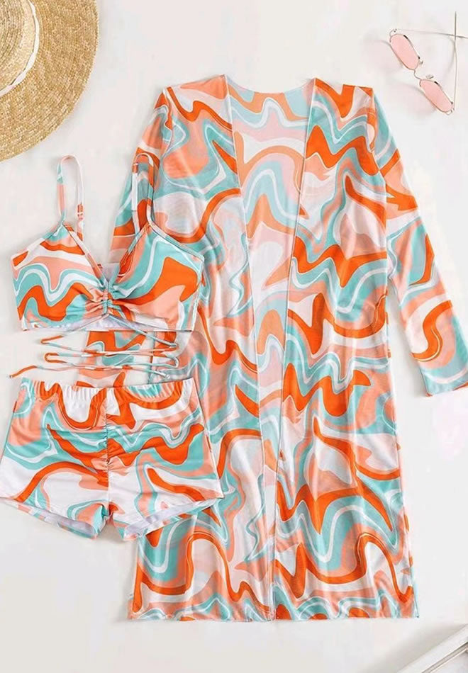 Lavish Bikini & Koverup Trio