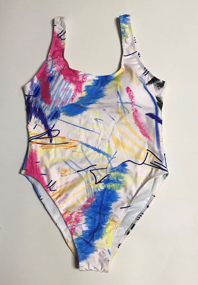 Kaleidoscopic Kink One-Piece