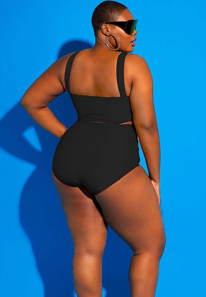 Kinked Out Cut-Out One-Piece