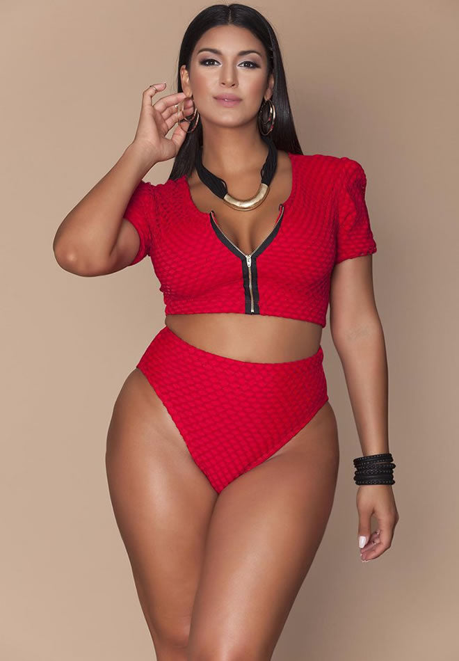 Klear Intentions Mesh Sleeve Bikini