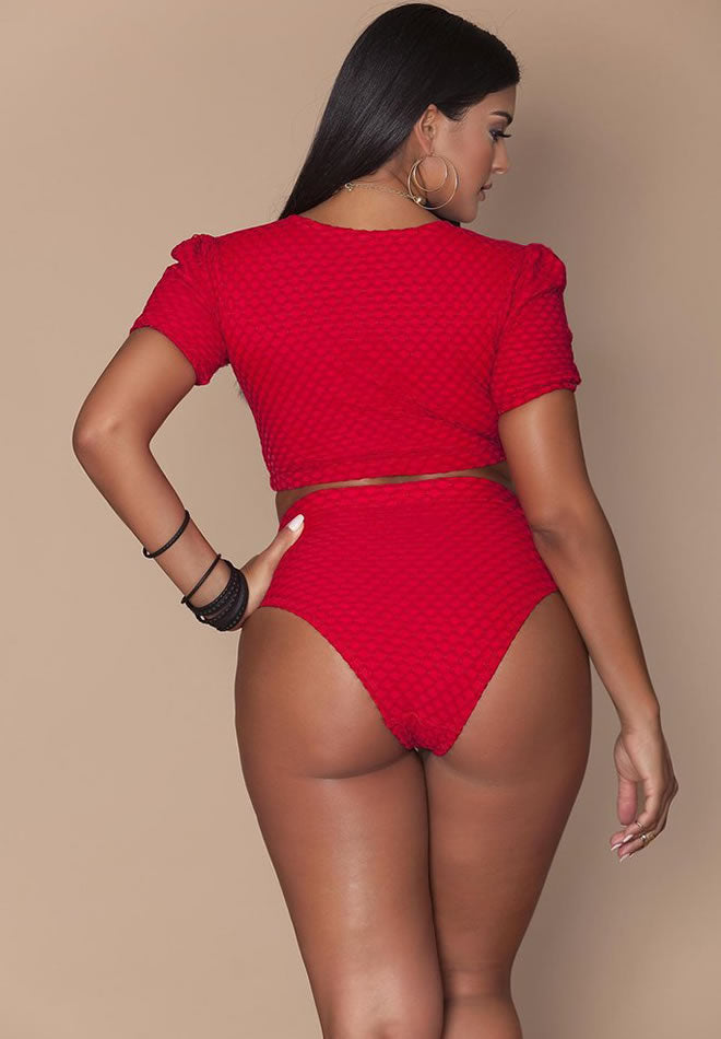 Klear Intentions Mesh Sleeve Bikini