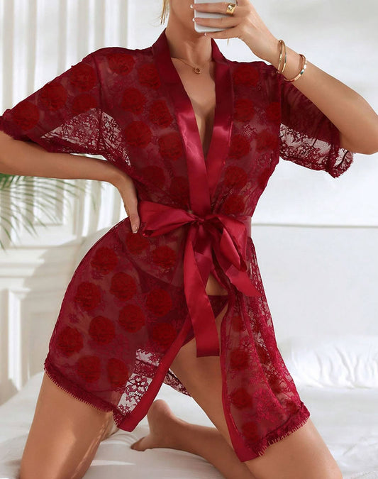 Pure Romance Lace Robe