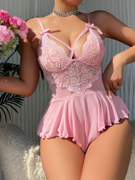 Romantic Moments Lace Teddy