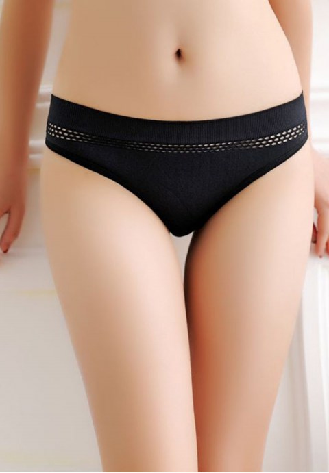 Solid Color Seamless Panty