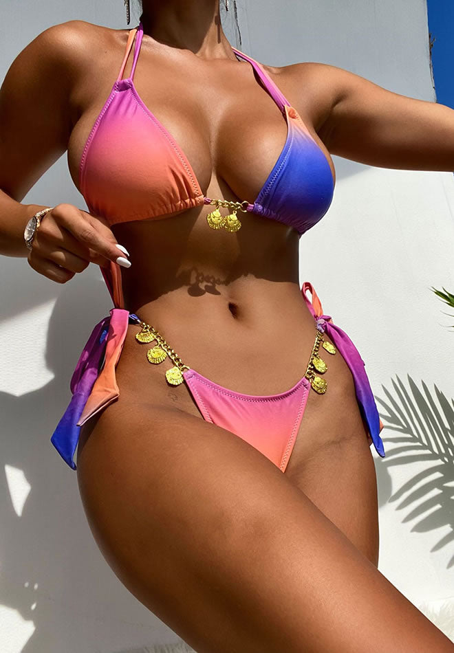 Kaleido Temptation Tie-Up Two-Piece